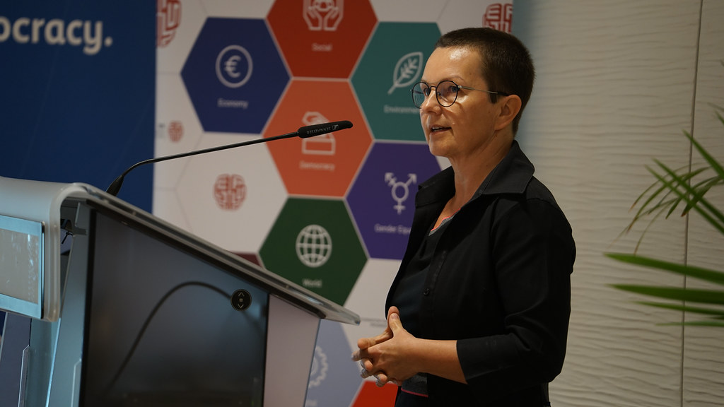 Anna Pacześniak delivered a speech “How to approach the PES 2029 Euromanifesto?” during a seminar “Preparing for the Next European Elections – Role of Europarties & Electoral Law Reform” in the European Parliament in Brussel, 02.07.2025